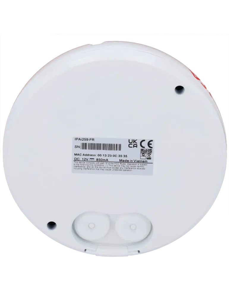 VCA Technology - modelo VCA-IPAi259-FR, gama IPAi - Cámara IP Fisheye