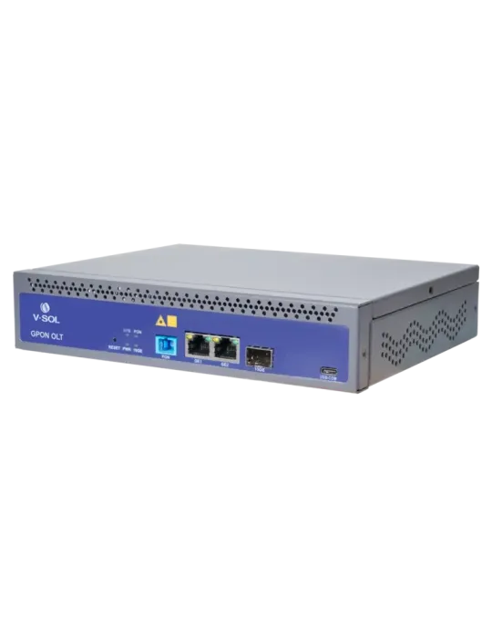 VSOL V-SOL Single Pon Gpon OLT - 2 Puertos RJ45 10/100/1000 Mbps + 1 P