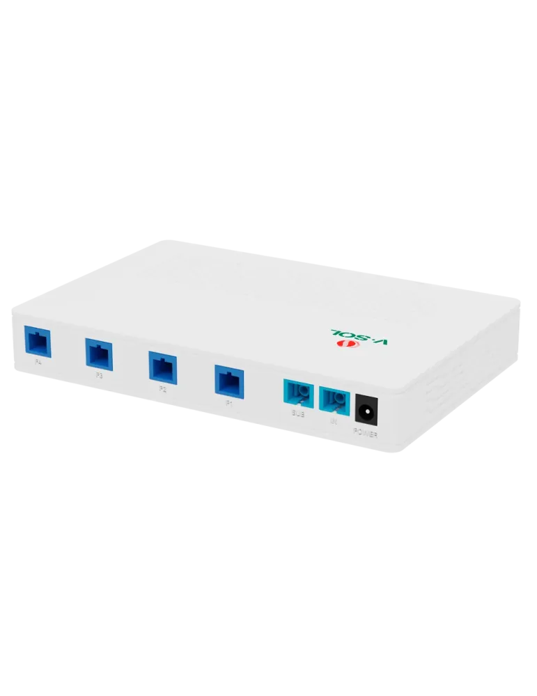 VSOL V-Sol Splitter de fibra óptica con alimentación - Longitud de ond