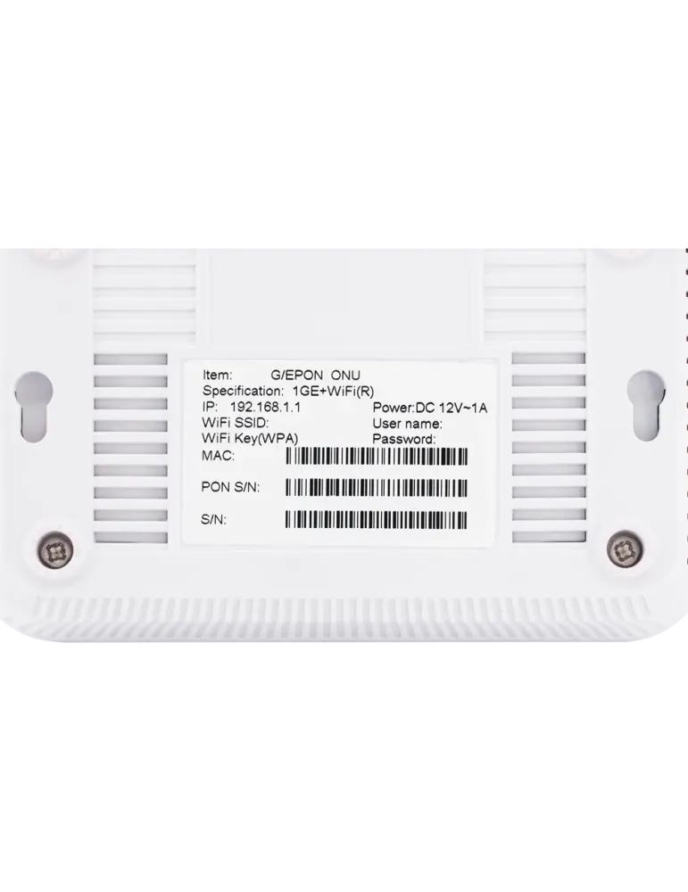 VSOL V-SOL Router ONT Wi-Fi 4 - 1X PON 1x LAN RJ45 10/100/1000Mbps - 8