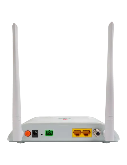 VSOL V-SOL Router ONT Wi-Fi 4 CATV - 1X PON 1x LAN RJ45 FE 1x LAN RJ45