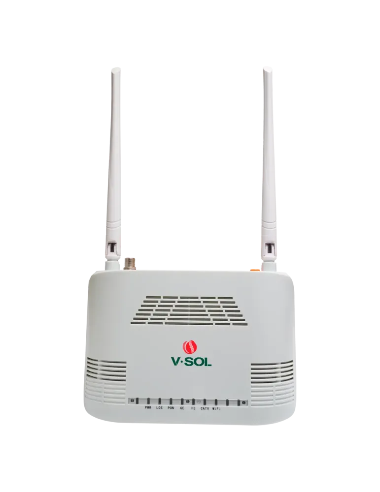 VSOL V-SOL Router ONT Wi-Fi 4 CATV - 1X PON 1x LAN RJ45 FE 1x LAN RJ45