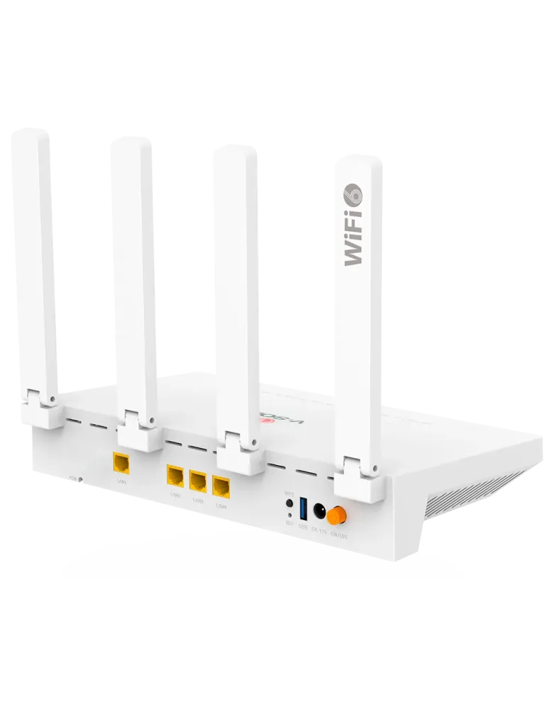 VSOL V-SOL Router ONT Wi-Fi 6 AX3000 - 1X PON 4x LAN RJ45 10/100/1000M