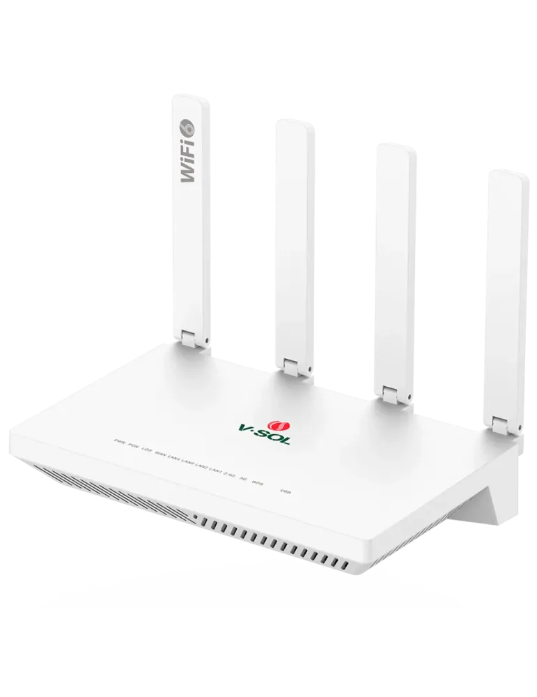 VSOL V-SOL Router ONT Wi-Fi 6 AX3000 - 1X PON 4x LAN RJ45 10/100/1000M