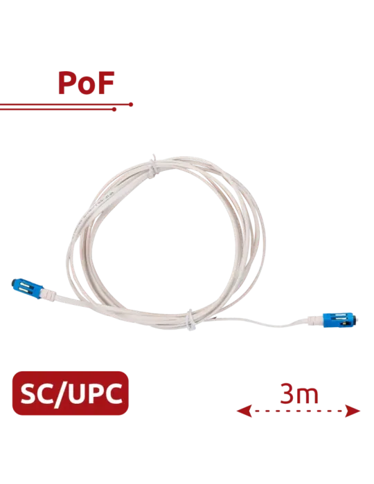 VSOL V-SOL - Cable PoF - Permite inyectar datos y alimentación por fib