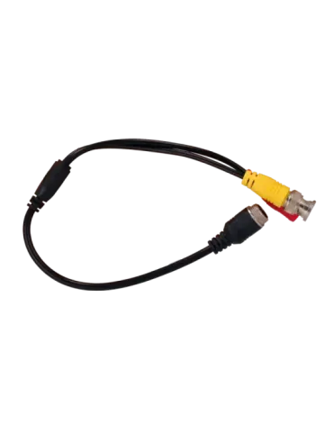 MARCA BLANCA Cable M12M a BNC + DC - Cable de conversión para cámaras