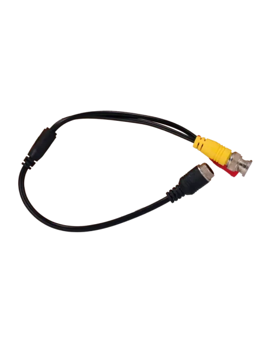 MARCA BLANCA Cable M12M a BNC + DC - Cable de conversión para cámaras