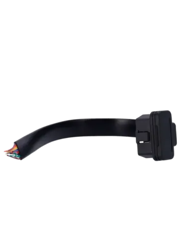 MARCA BLANCA Cable OBD2 Macho - 16 pines - Longitud 30cm - Perfil bajo
