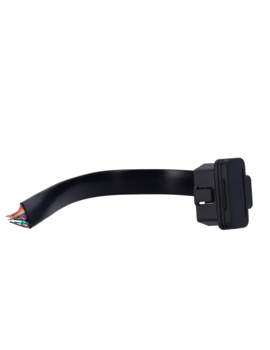MARCA BLANCA Cable OBD2 Macho - 16 pines - Longitud 30cm - Perfil bajo