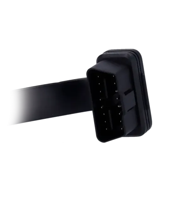 MARCA BLANCA Cable OBD2 Macho - 16 pines - Longitud 30cm - Perfil bajo