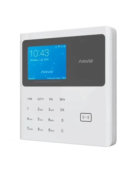 ANVIZ Control de presencia - Tarjeta EM y PIN - 10.000 usuarios | 100.