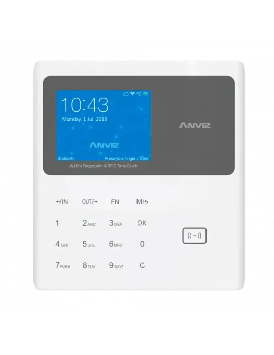 ANVIZ Control de presencia - Tarjeta EM y PIN - 10.000 usuarios | 100.