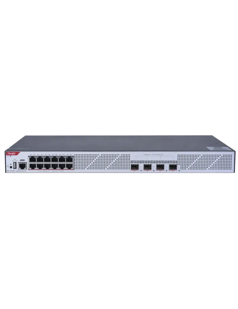 RUIJIE EBG WIS Switch Cloud Gestionable L3 - 12 puertos PoE RJ45 + 4 p