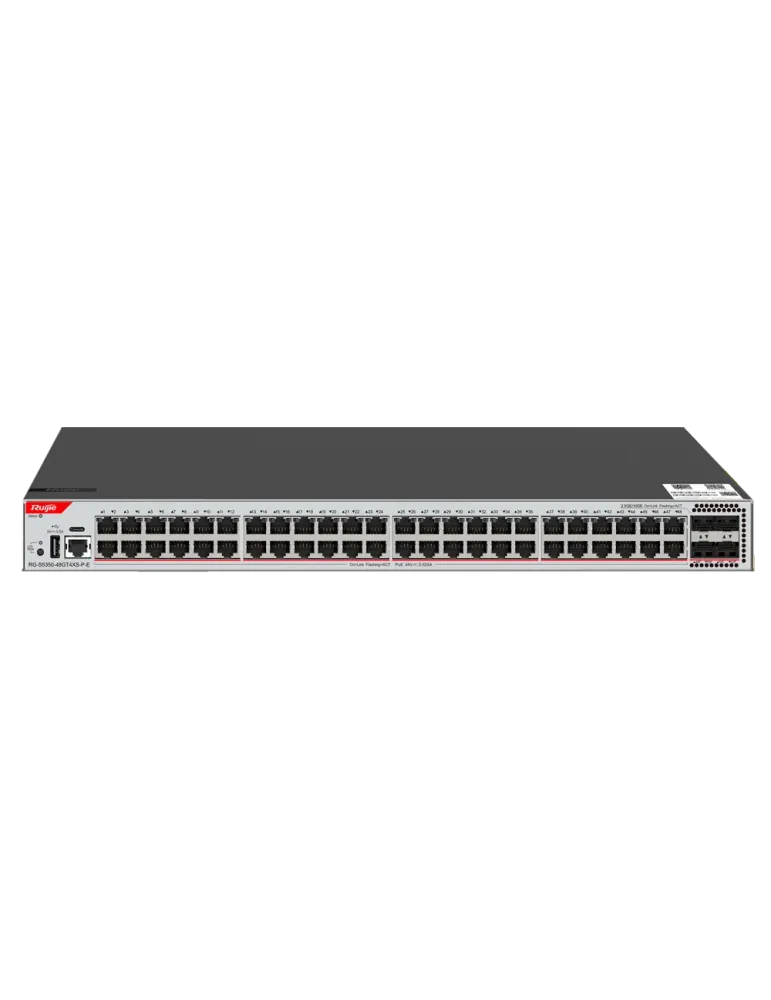 RUIJIE EBG WIS Switch Cloud Gestionable L3 - 48 puertos PoE RJ45 + 4 p