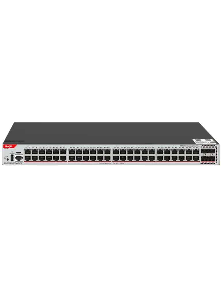 RUIJIE EBG WIS Switch Cloud Gestionable L3 - 48 puertos PoE RJ45 + 4 p