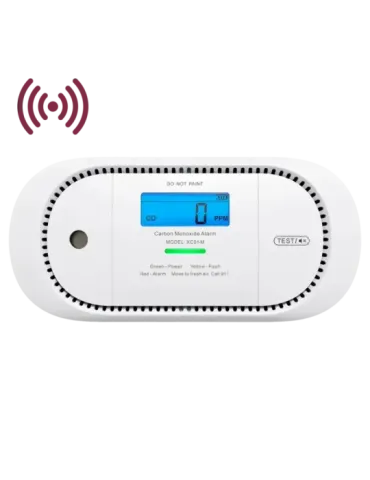 X-SENSE Detector de CO autónomo X-Sense - Conexión con HUB SBS50 para