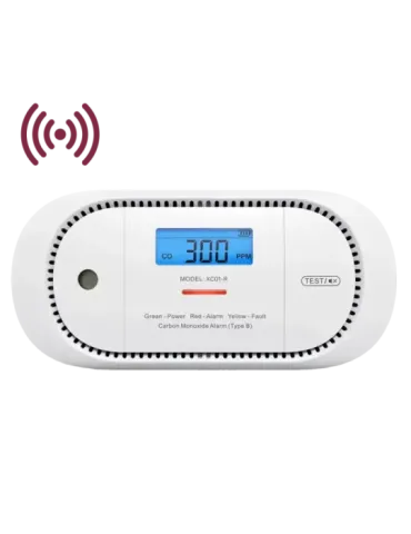 X-SENSE Detector de CO autónomo X-Sense - Permite conectar 24 detector