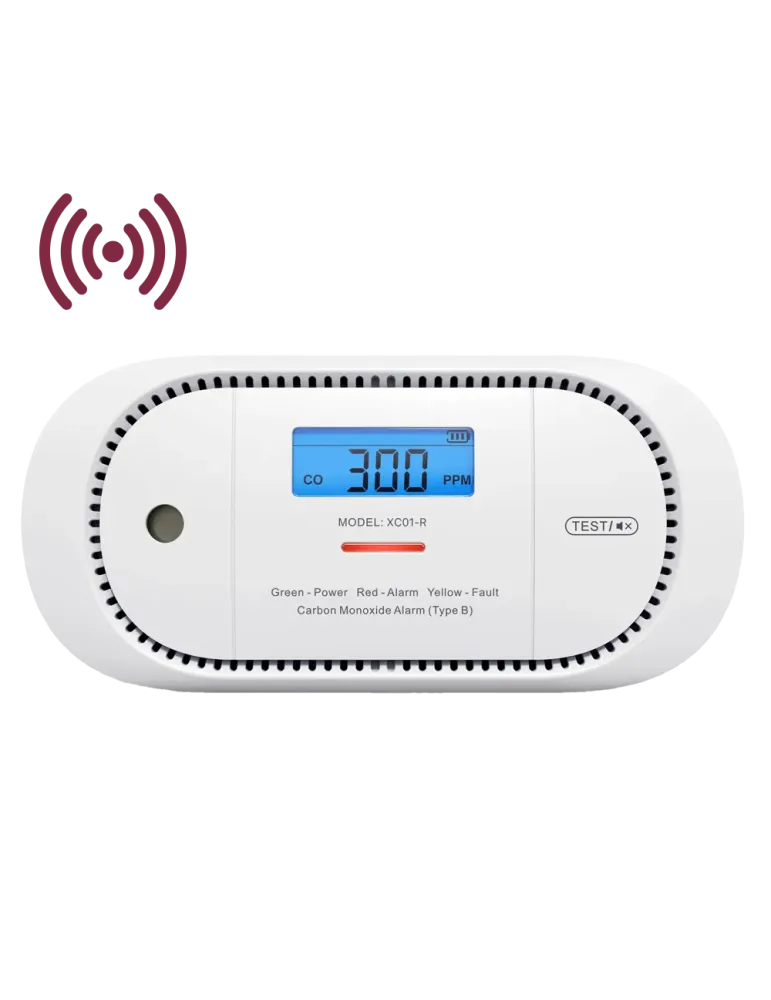 X-SENSE Detector de CO autónomo X-Sense - Permite conectar 24 detector