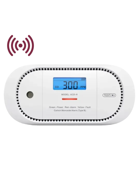 X-SENSE Detector de CO autónomo X-Sense - Permite conectar 24 detector