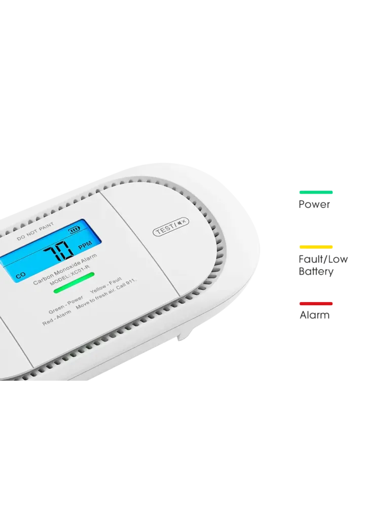 X-SENSE Detector de CO autónomo X-Sense - Permite conectar 24 detector