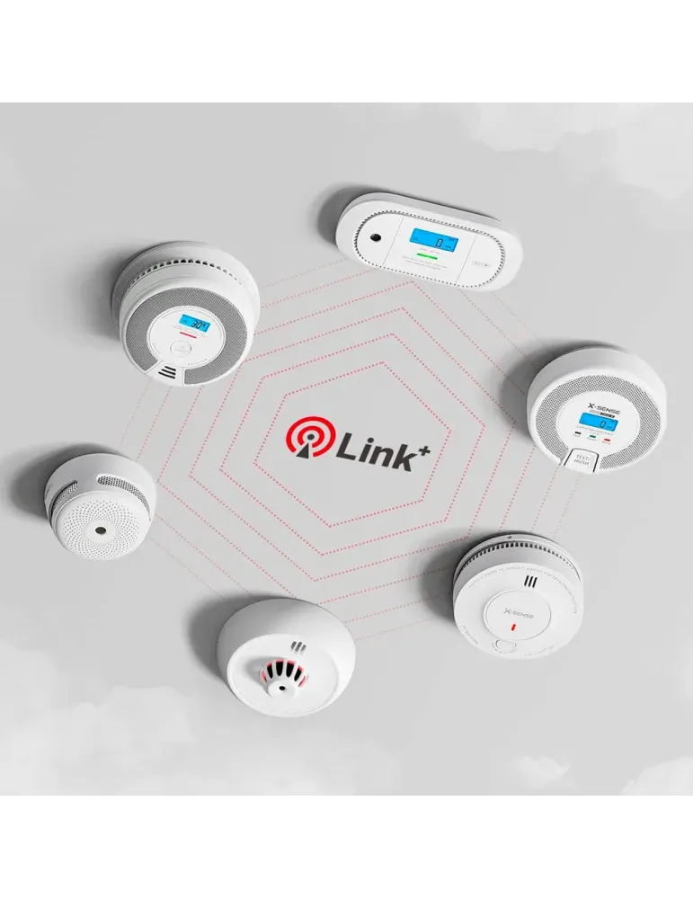 X-SENSE Detector térmico de incendio autónomo X-Sense - Conexión con H