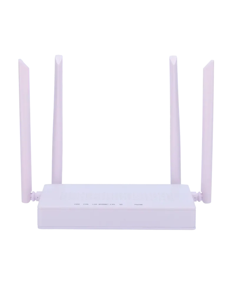 Marca Blanca Router ONT Wi-Fi 5 AC1300 - 4 Puertos LAN RJ45 10/100Mbps