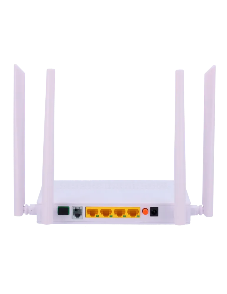 Marca Blanca Router ONT Wi-Fi 5 AC1300 - 4 Puertos LAN RJ45 10/100Mbps