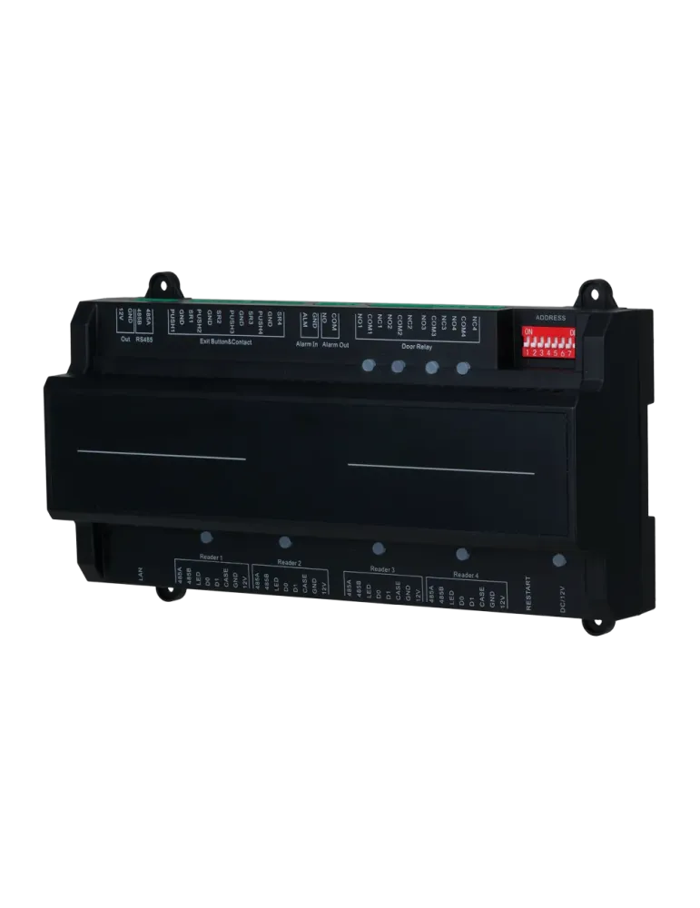 X-SECURITY Controladora de accesos biométrica - Acceso por huella, tar