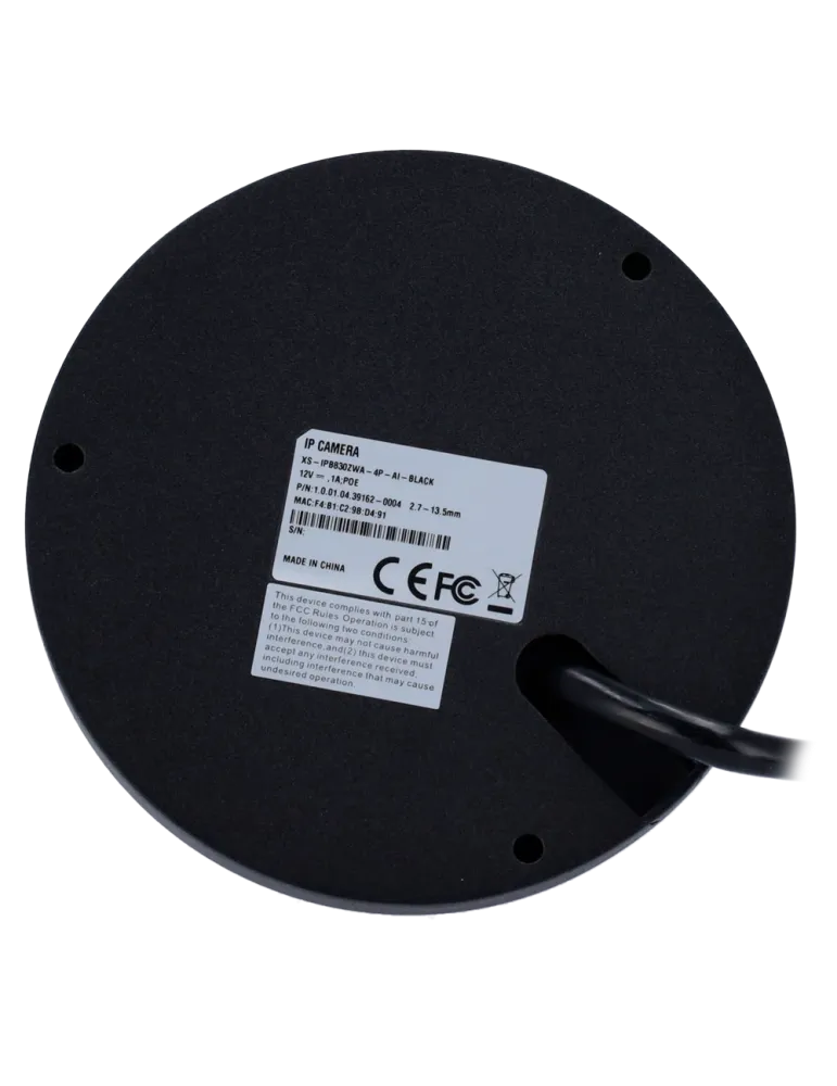 X-SECURITY Cámara Domo IP X-Security Color Negro - 4 Megapíxel (2688 ×