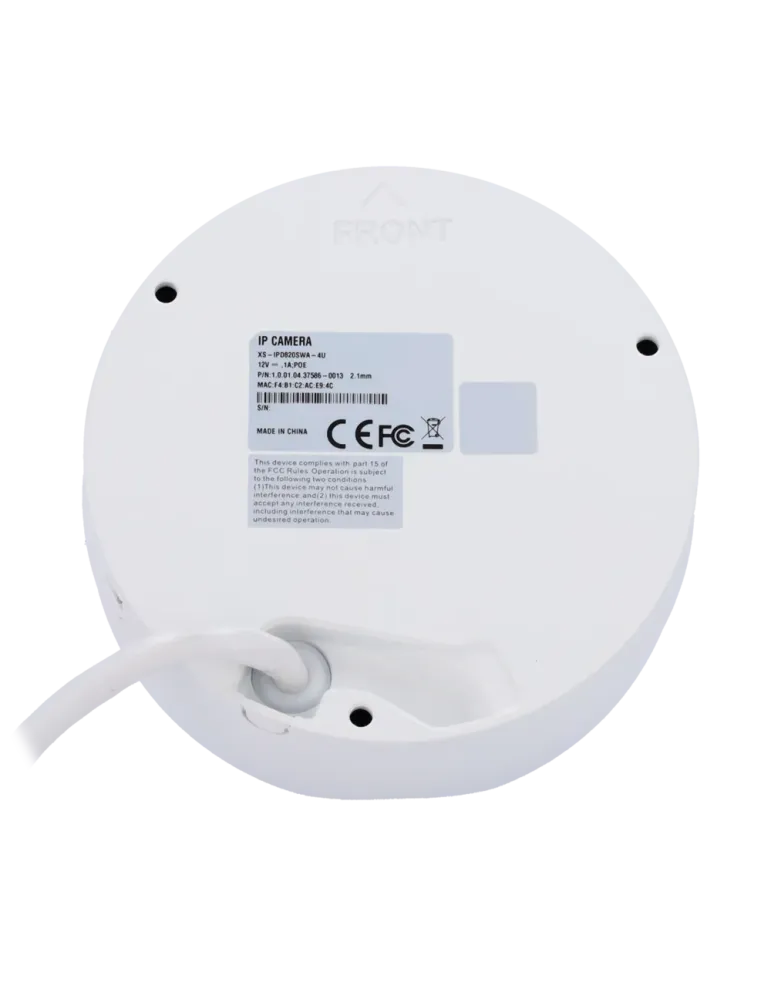 X-SECURITY Cámara IP 4 Megapixel - 1/2.1″ 4MP Gran Angular - Compresió