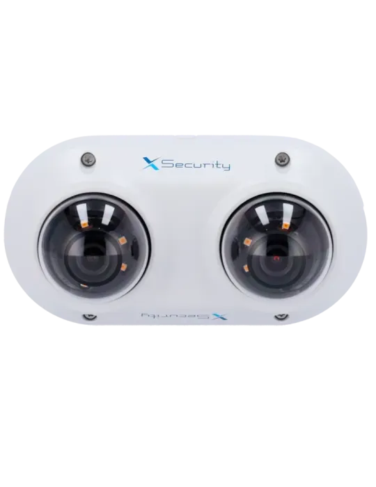 X-Security Cámara IP Domo dual - 2x 4 Megapíxel (2560x1440) - 2x Lente
