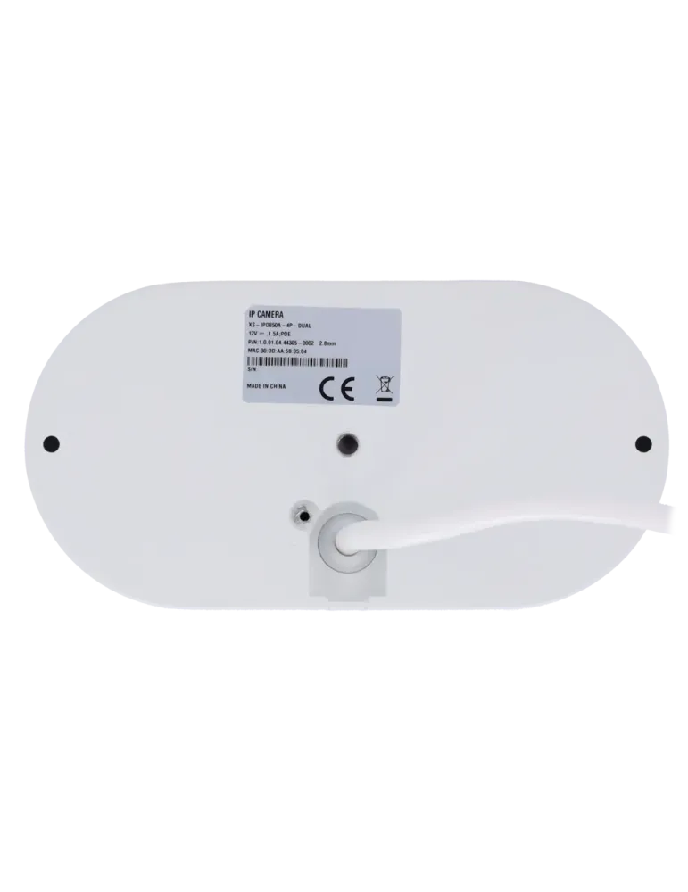 X-Security Cámara IP Domo dual - 2x 4 Megapíxel (2560x1440) - 2x Lente