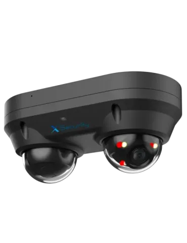 X-Security Cámara IP Domo dual - 2x 4 Megapíxel (2560x1440) - 2x Lente