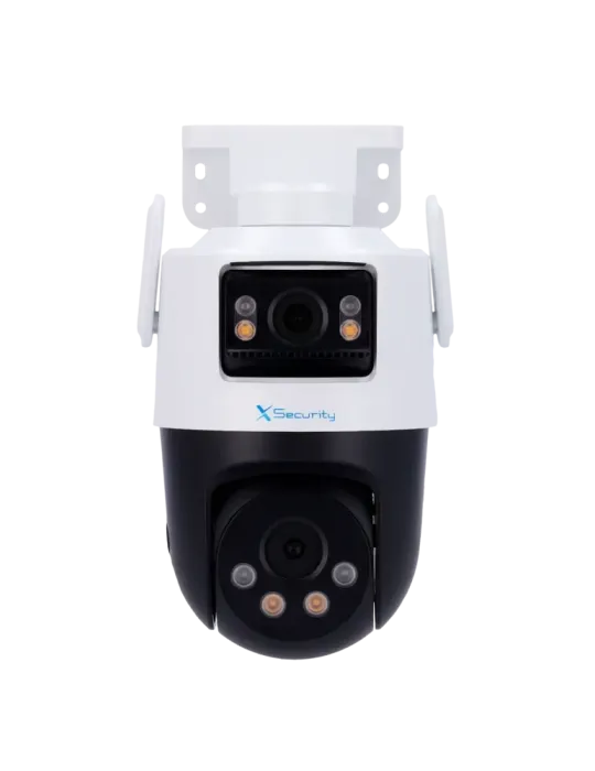 X-Security IP tándem Wi-Fi - Doble Lente (Panorámica 5Mpx + PT 5Mpx) -