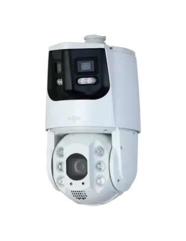 X-Security PTZ IP gama ULTRA - Doble Lente (Panorámica 4Mpx + PTZ 4Mpx
