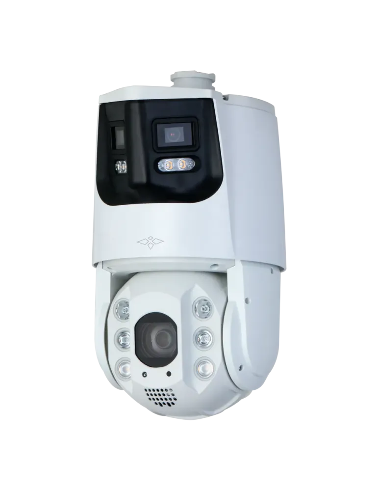 X-Security PTZ IP gama ULTRA - Doble Lente (Panorámica 4Mpx + PTZ 4Mpx