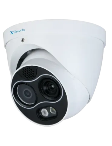 X-SECURITY Cámara térmica Turret Dual IP X-Security - 256x192 VOx | Le