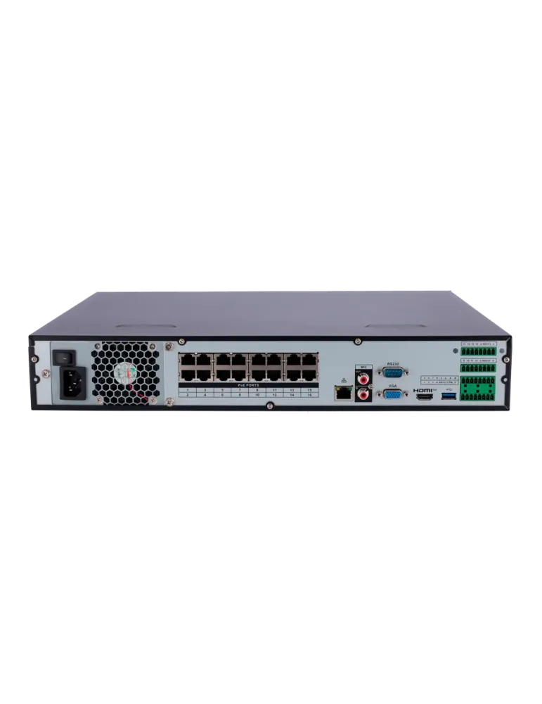 X-Security NVR - Resolución máxima 16 Megapixel - 32 CH / 16 puertos P
