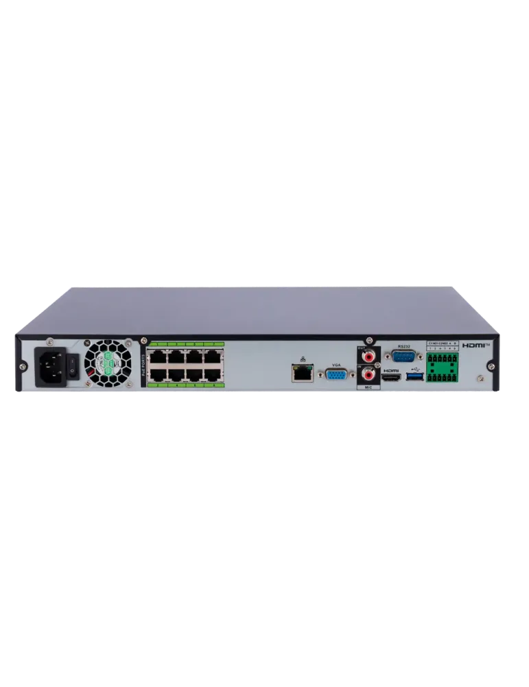 X-Security NVR - Resolución máxima 32 Megapixel - 32 CH / 8 puertos Po