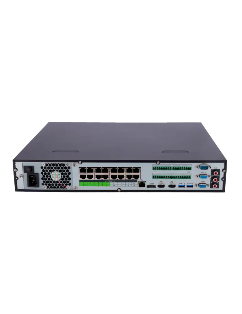 X-SECURITY Grabador X-Security NVR 32CH 16CH PoE AI - Resolución máxim