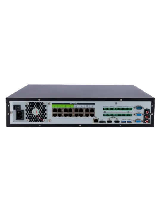 X-Security NVR - Resolución máxima 32 Megapixel - 64 CH / 16 puertos P