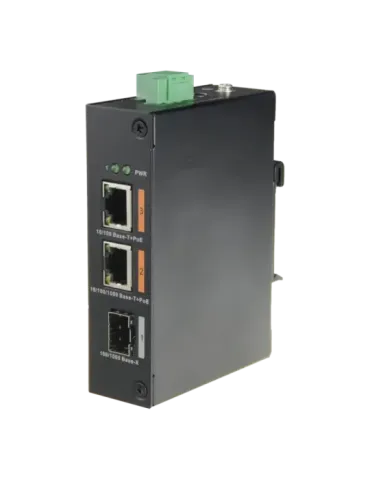 X-SECURITY Switch HiPoE X-Security - 2 puertos PoE + 1 puerto Uplink (