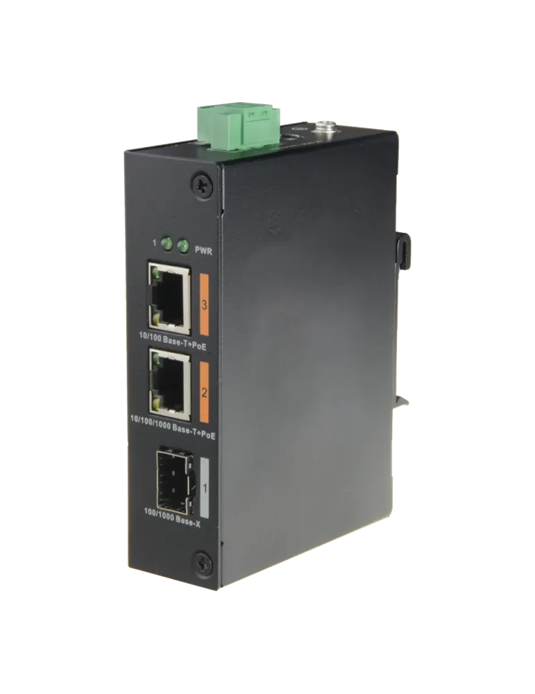 X-SECURITY Switch HiPoE X-Security - 2 puertos PoE + 1 puerto Uplink (