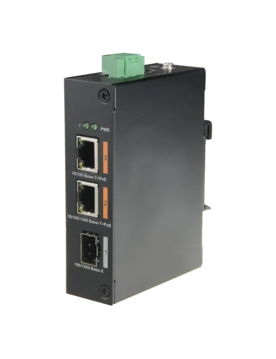X-SECURITY Switch HiPoE X-Security - 2 puertos PoE + 1 puerto Uplink (