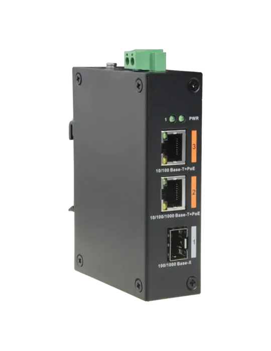 X-SECURITY Switch HiPoE X-Security - 2 puertos PoE + 1 puerto Uplink (