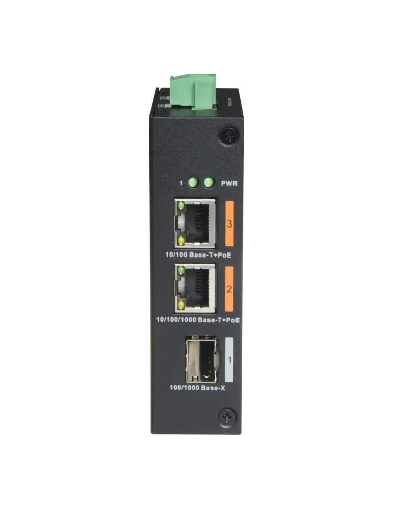X-SECURITY Switch HiPoE X-Security - 2 puertos PoE + 1 puerto Uplink (