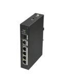 X-Security - Switch de sobremesa - 4 puertos RJ45 + 1 Gigabit Combo Po
