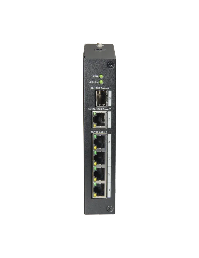 X-Security - Switch de sobremesa - 4 puertos RJ45 + 1 Gigabit Combo Po