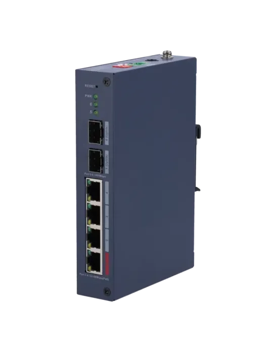 X-SECURITY Switch PoE Getsionable X-Security - 4 x FE PoE + 2 GE SFP -