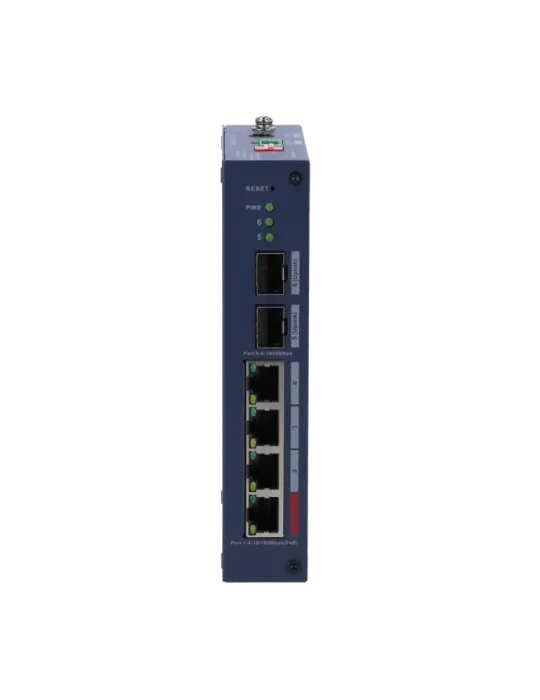 X-SECURITY Switch PoE Getsionable X-Security - 4 x FE PoE + 2 GE SFP -